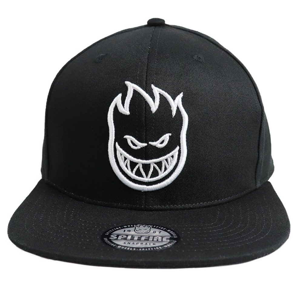 Jockey Snapback Plano Negro Blanco &quot;1987&quot; Spitfire