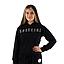 Polerón Hoodie Mujer Liso Spitfire Negro