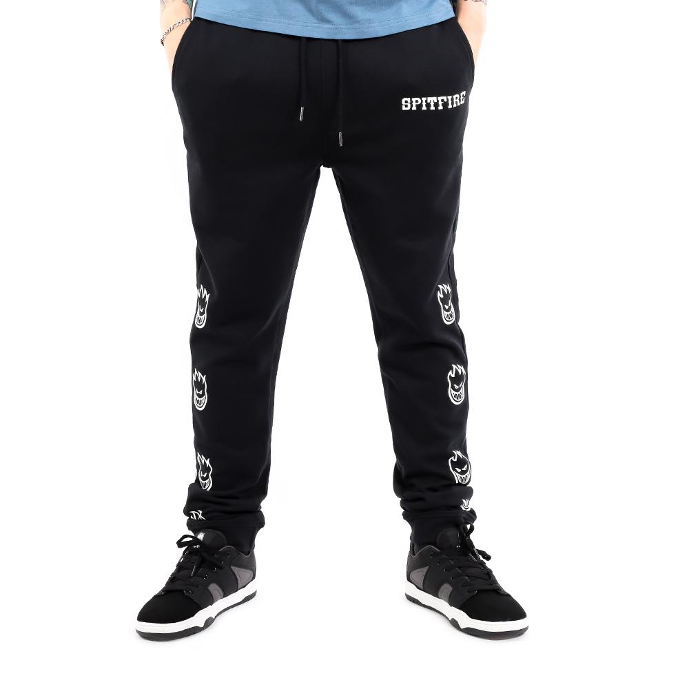 Pantalon buzo hombre siptfire street culture negro logos