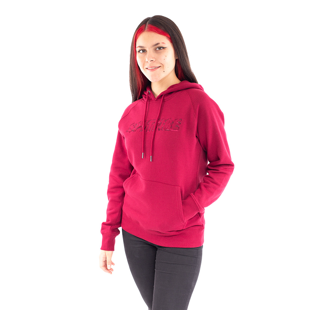 Polerón Hoodie Mujer Spitfire Burdeo