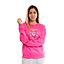 Polerón cuello redondo mujer spitfire skate like a girl fucsia