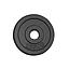 Disco Acero 1.25 Kg Negro