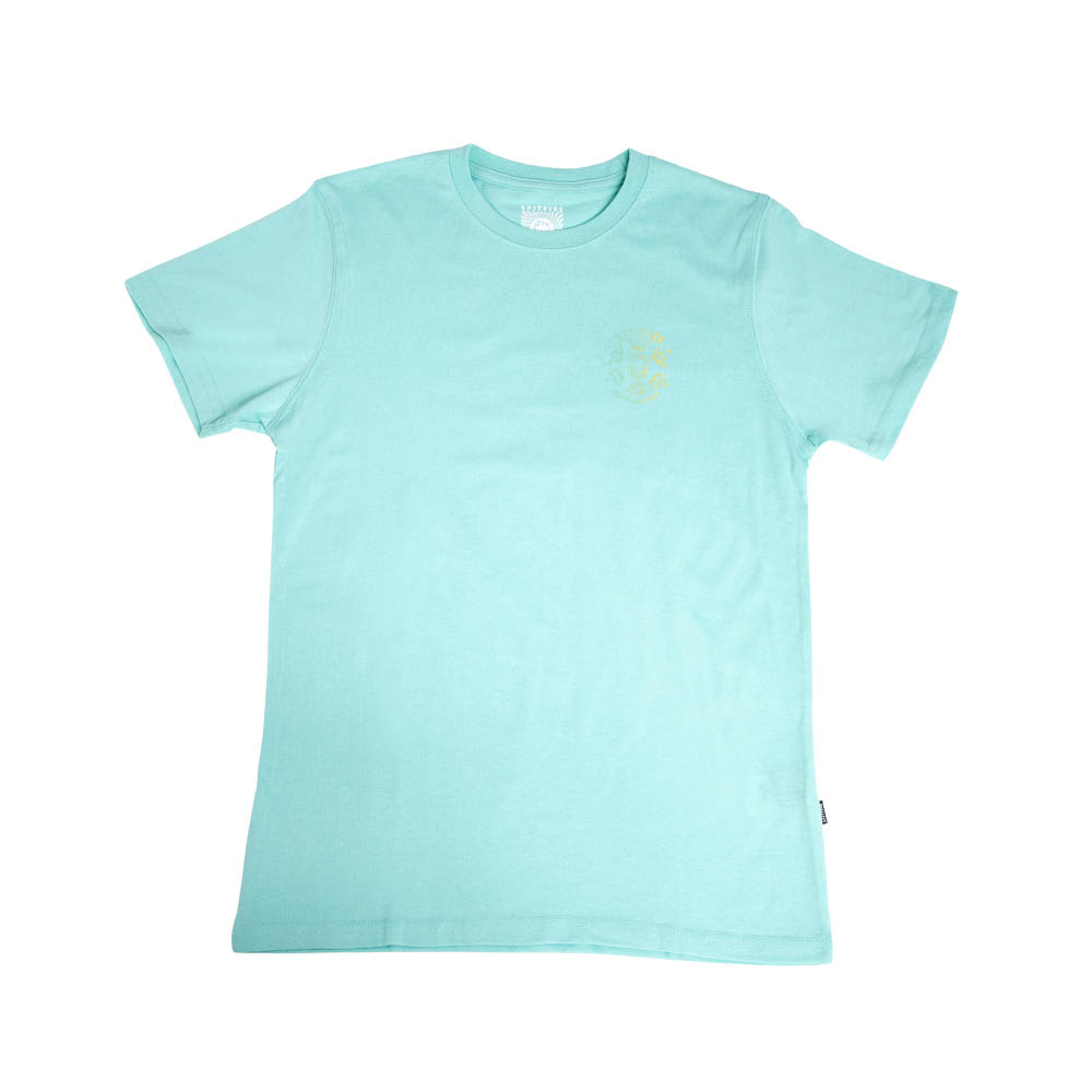 Polera Niño Skate Like A Girl Rosado Turquesa Spitfire