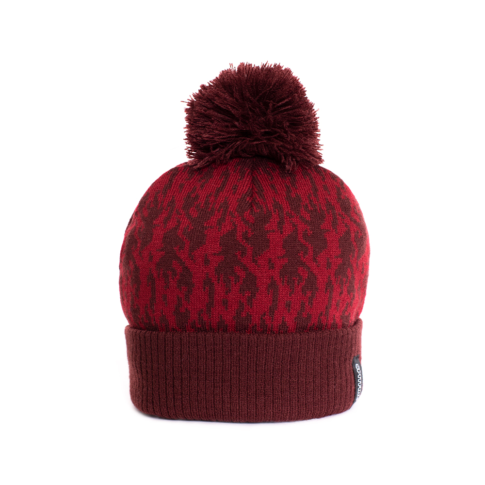 Gorro Beanie Lana Unisex Spitfire Burdeo
