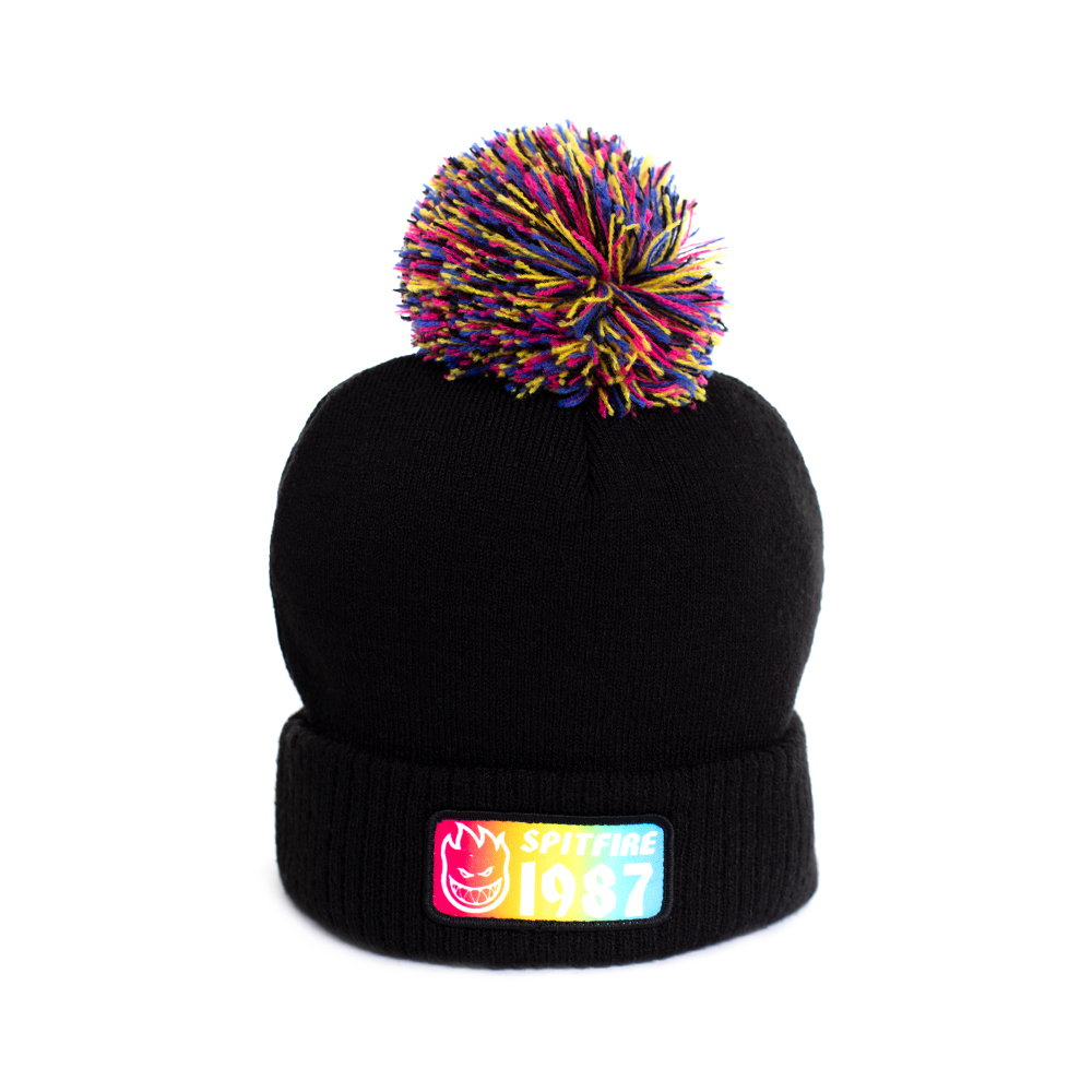 Gorro Beanie Lana Niño Unisex Spitfire Negro