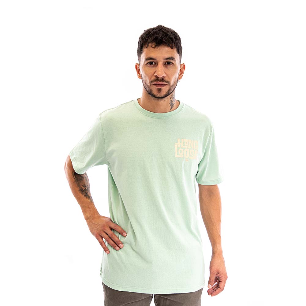 Polera Hombre Verde Summer Hang Loose