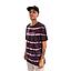 Polera Manga Corta Spitfire Tie Dye Hombre Burdeo 
