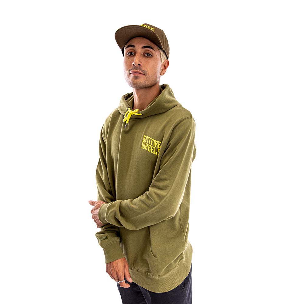 Polerón Hoodie Hombre Spitfire Oliva