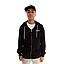 Polerón Negro Full Zipper Con Capucha Spitfire Hombre