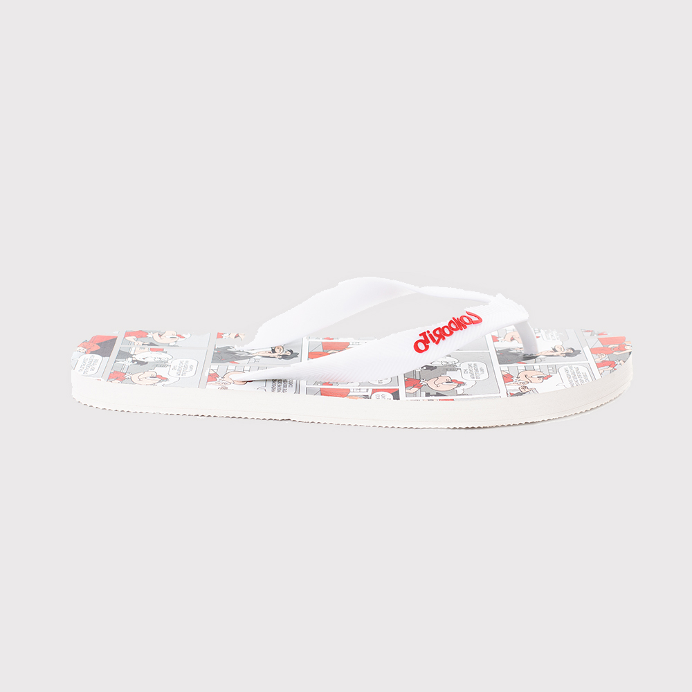 Sandalias Hombre Hawaianas Gris Blanco Condorito