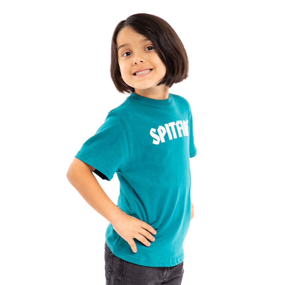 Polera Infantil 360 Flip Turquesa Spitfire