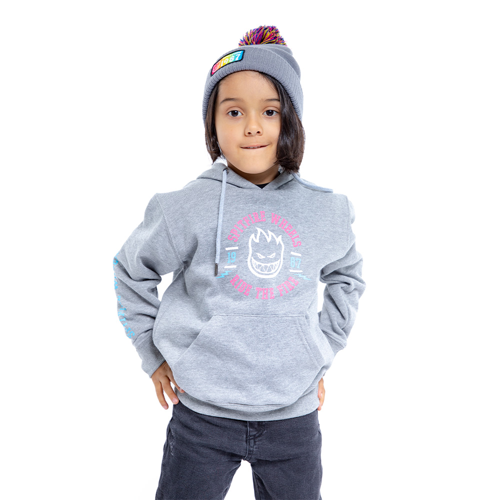 Polerón Hoodie Niño Spitfire Melange