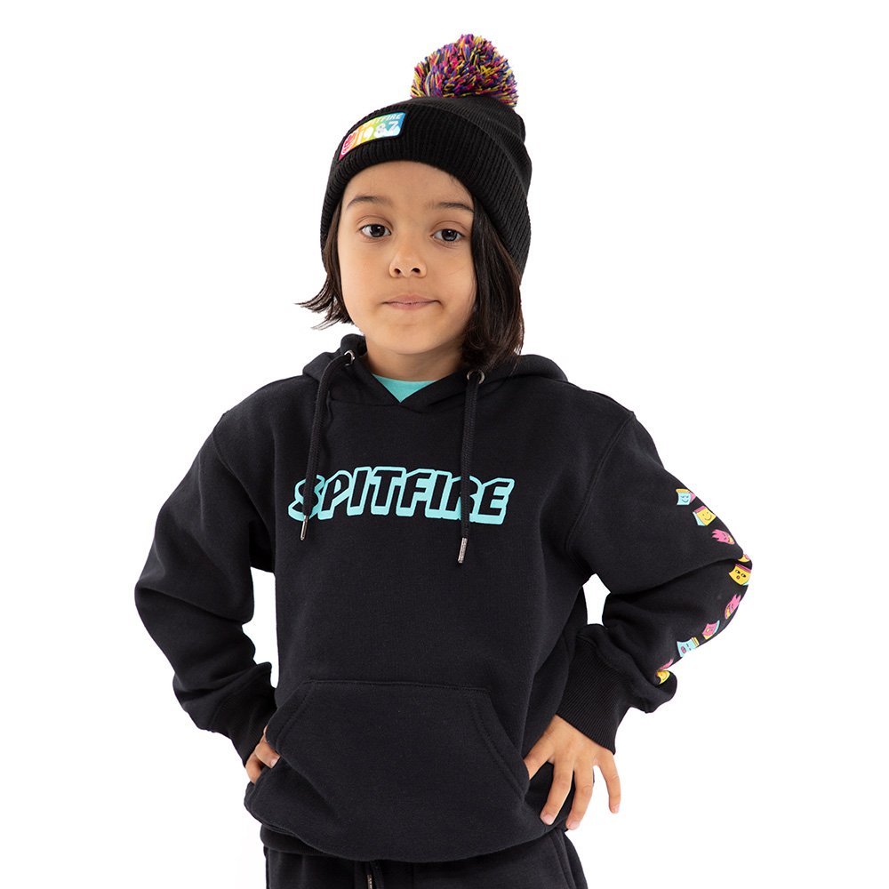 Polerón Hoodie Niño SLK Spitfire Negro