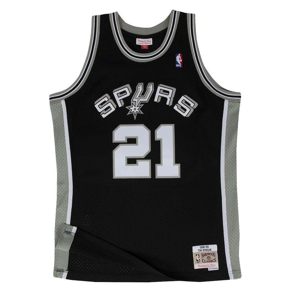 Swingman Jersey Nba San Antonio Spurs Road 1998-99 Tim Duncan Mitchell And Ness