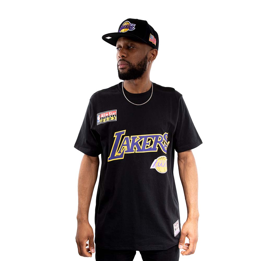 Polera Team Los Angeles Lakers 2003 Negro Mitchell And Ness