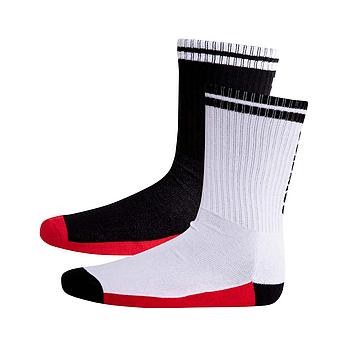 [SF-CB02-BLK-WHT] Calcetines spitfire hombre largo bipack negro-blanco