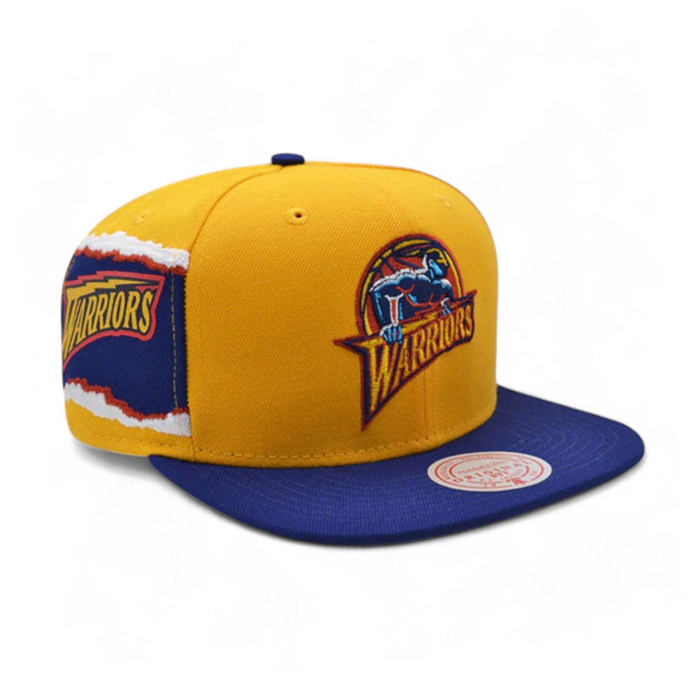 Gorro Jockey Nba Jumbotron Snapback Hwc Warriors Mitchell And Ness