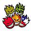 Pack 5 stickers "the classics" spitfire