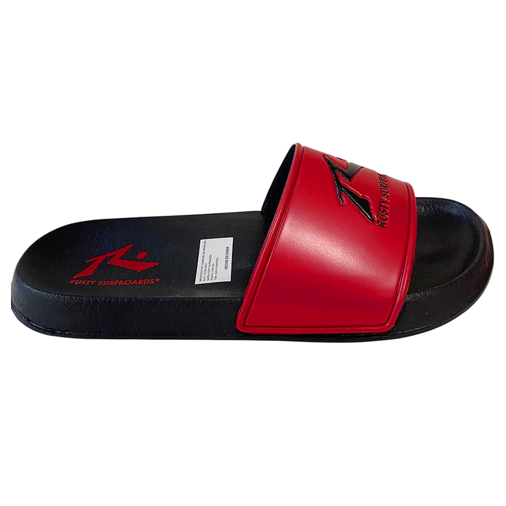 Sandalia Rusty Hombre Faroe Negro/Rojo