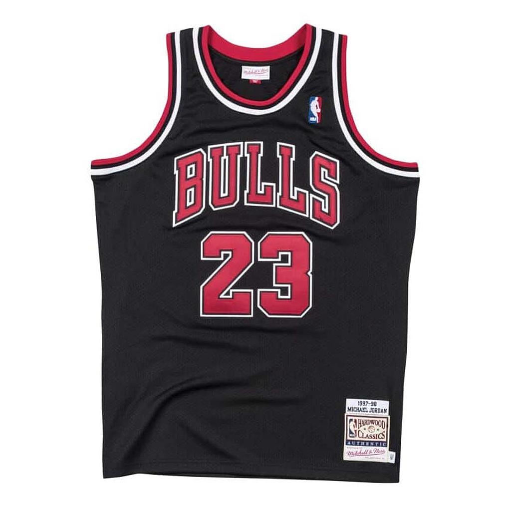 Polera Nba Authentic Alternate Jersey Bulls 97 Mj Mitchell And Ness