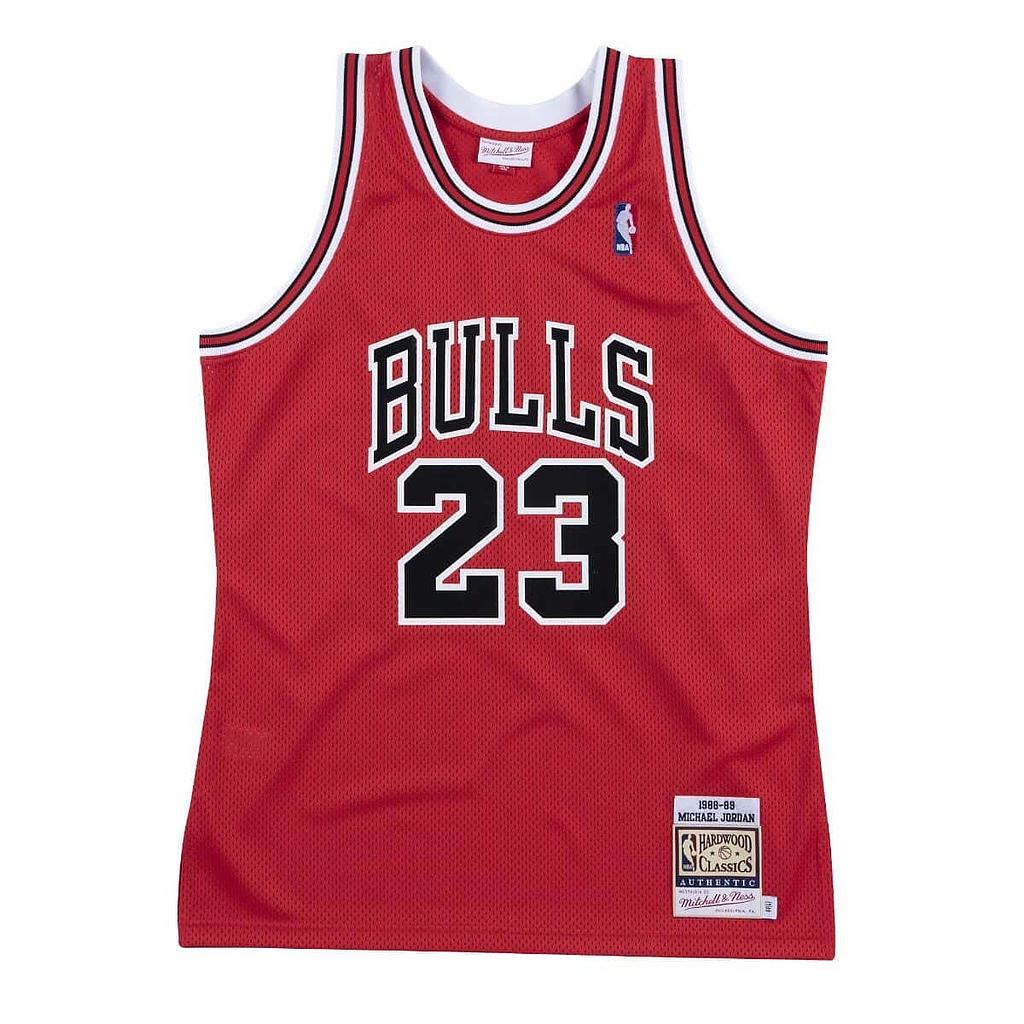 Polera Nba Authentic Bulls 88 Mj Mitchell And Ness