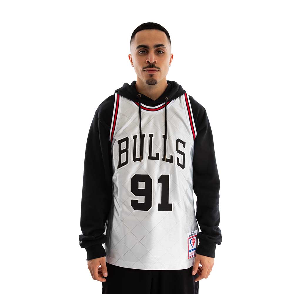 Polera Nba Dennis R Bulls 97-98 Hc 75Th Anniversary Mitchell And Ness