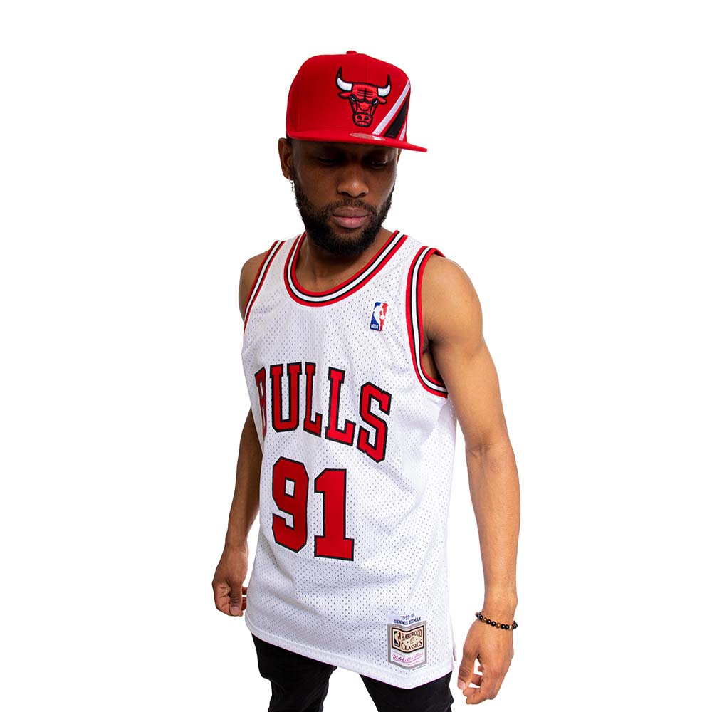 Camiseta authentics NBA bulls 97-98 dennis rodman mitchell and ness