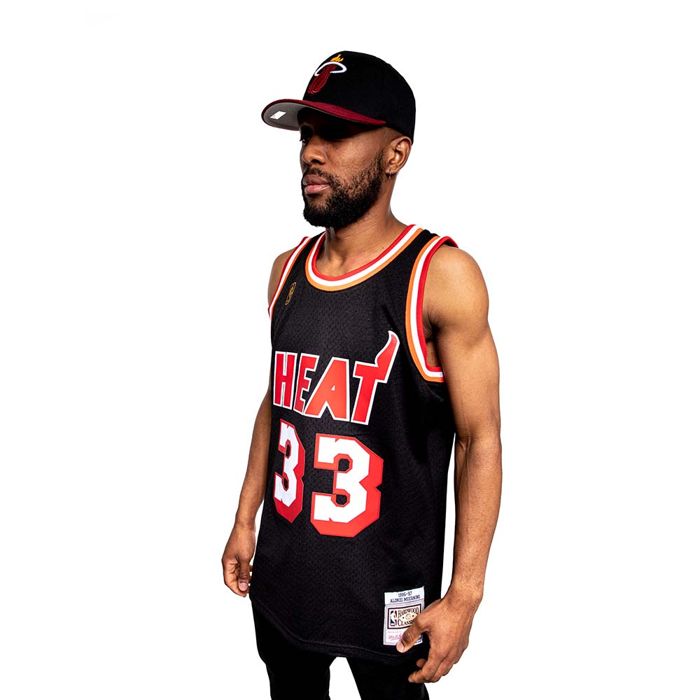 Camiseta authentics NBA heat 96-97 alonzo mourning mitchell and ness