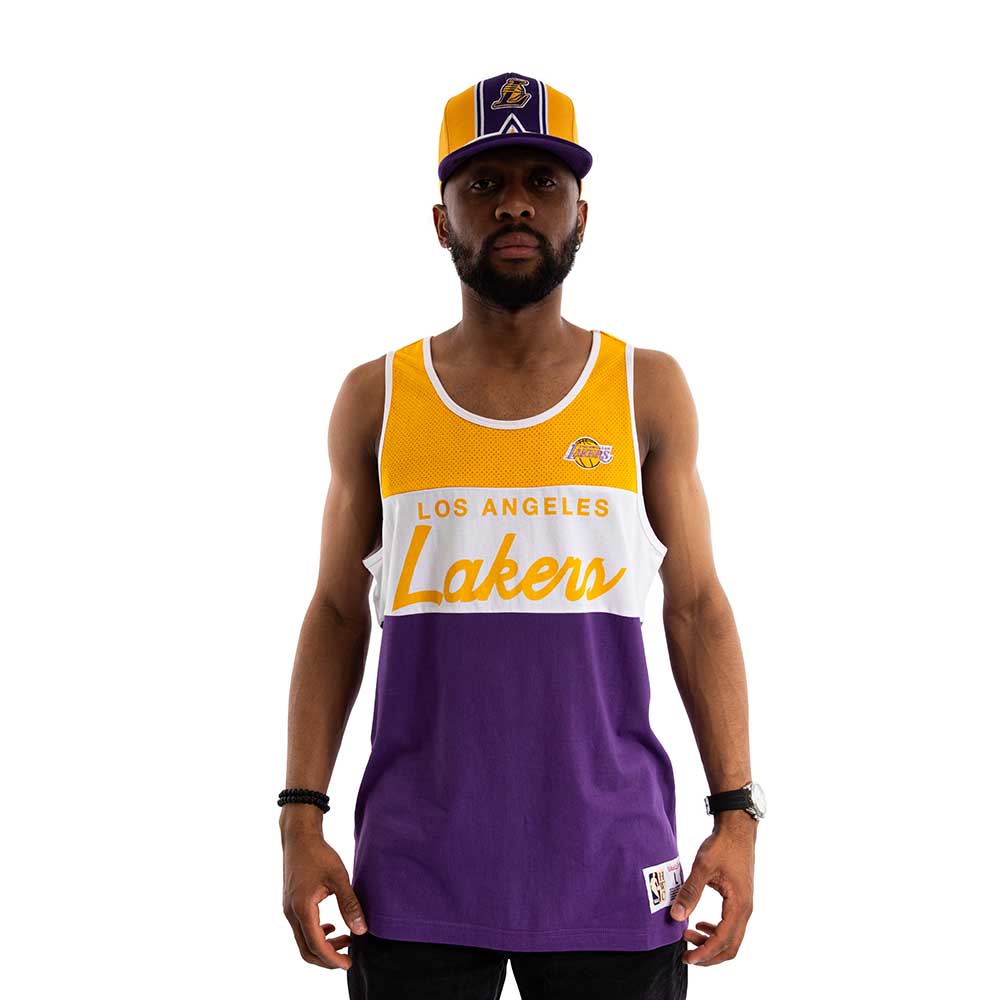 Polera Los Angeles Lakers Tank Top Mitchell And Ness