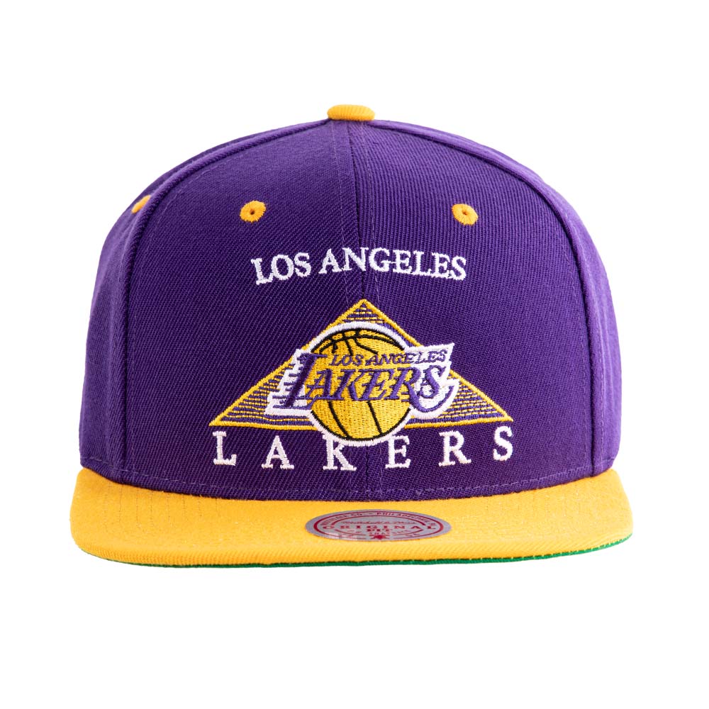 Gorro Snapback Nba Los Angeles Lakers Morado Mitchell And Ness