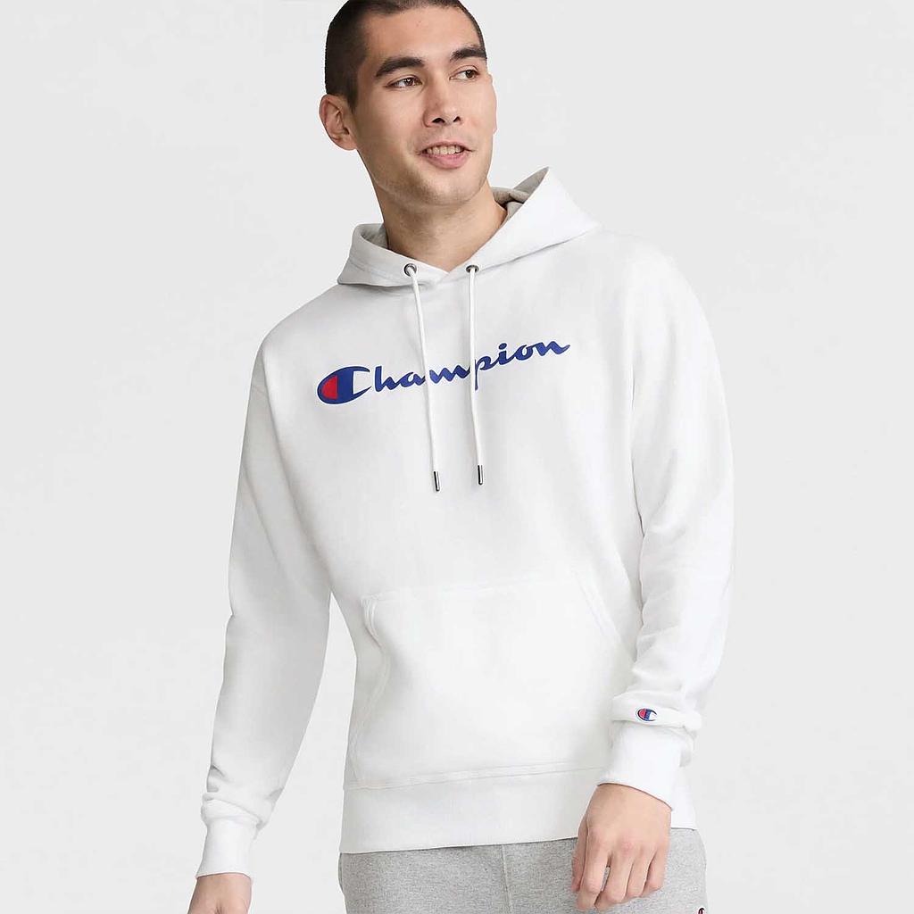 Poleron Hombre Champion Powerblend Graphic Blanco