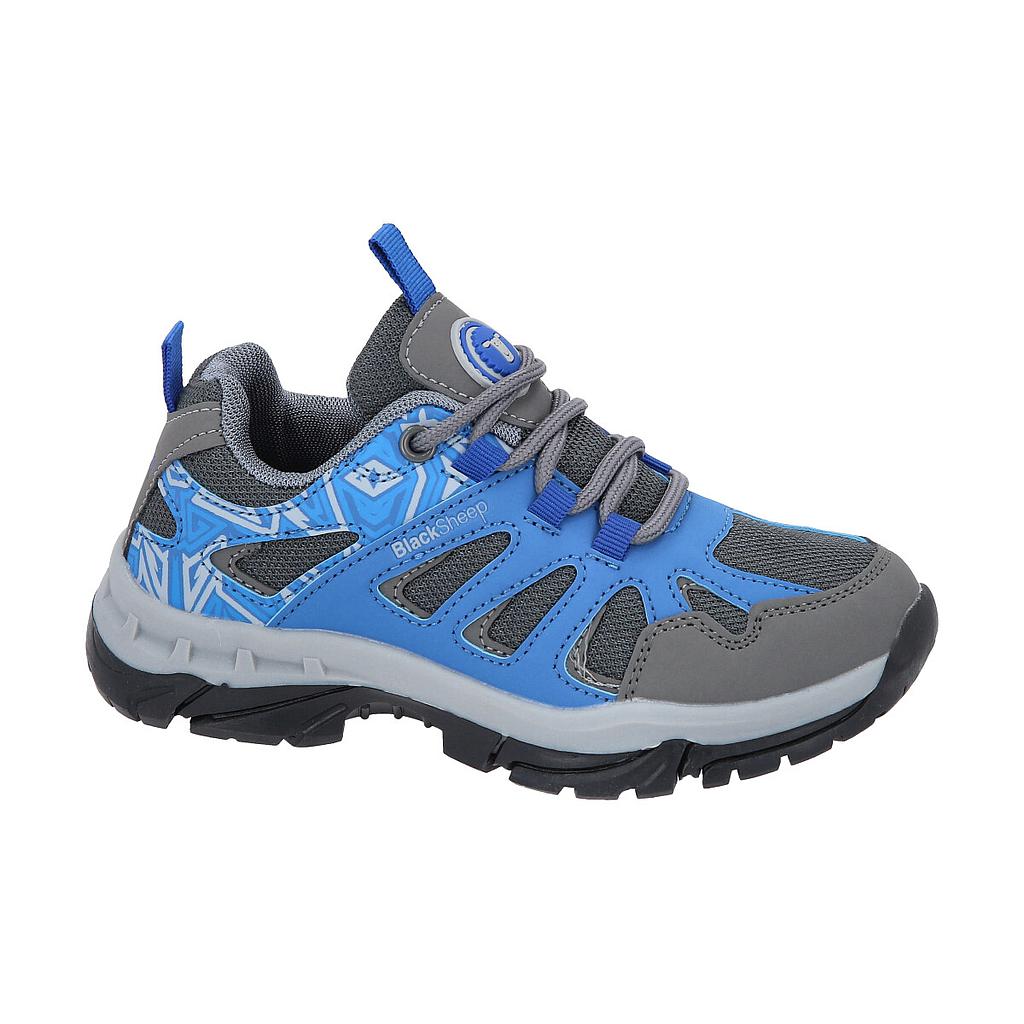 Zapato Infantil Outdoor Alto Azul Gris Juncal Blacksheep