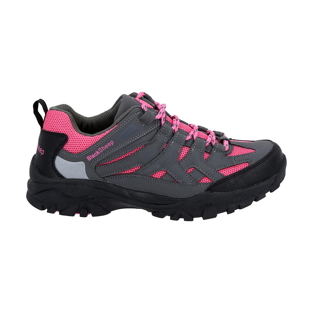 Zapatilla Outdoor Bajo Gris-Rosa BlackSheep Puyehue