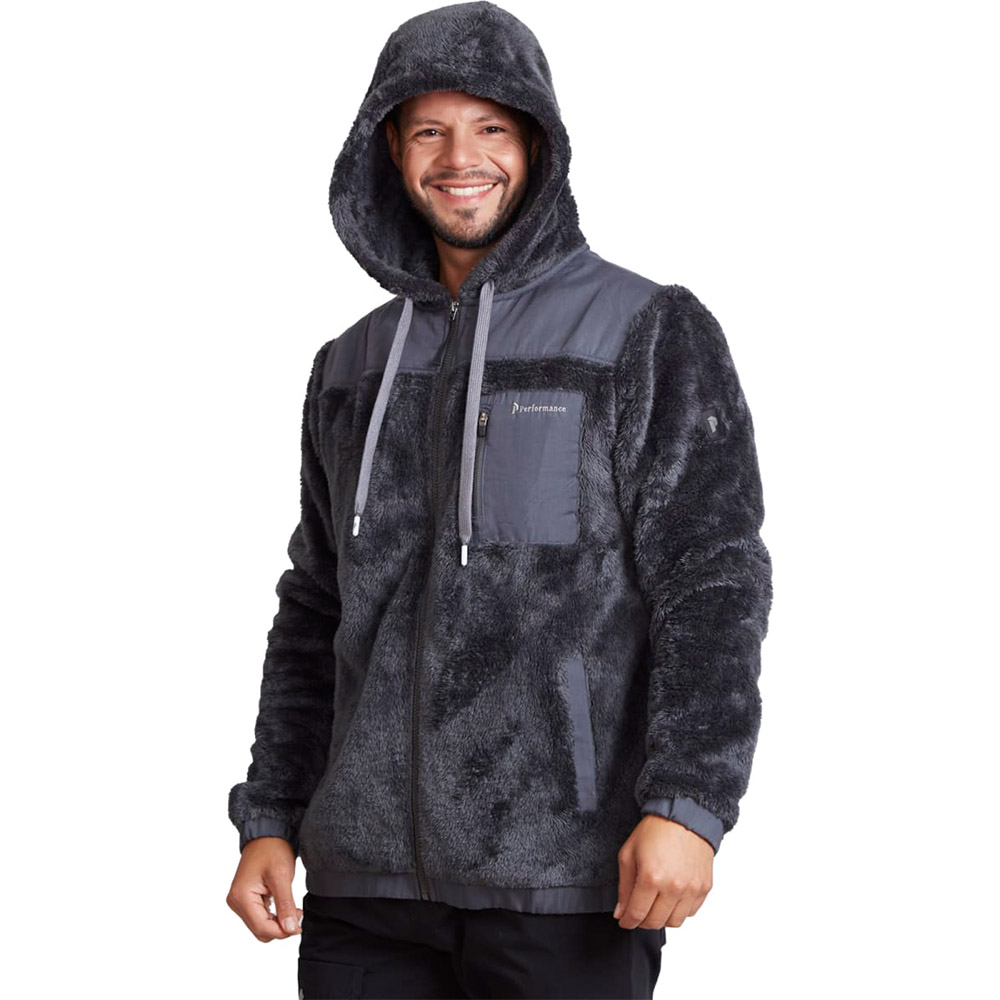 Polerón Peludo Hombre Peak Performance Derris Grafito