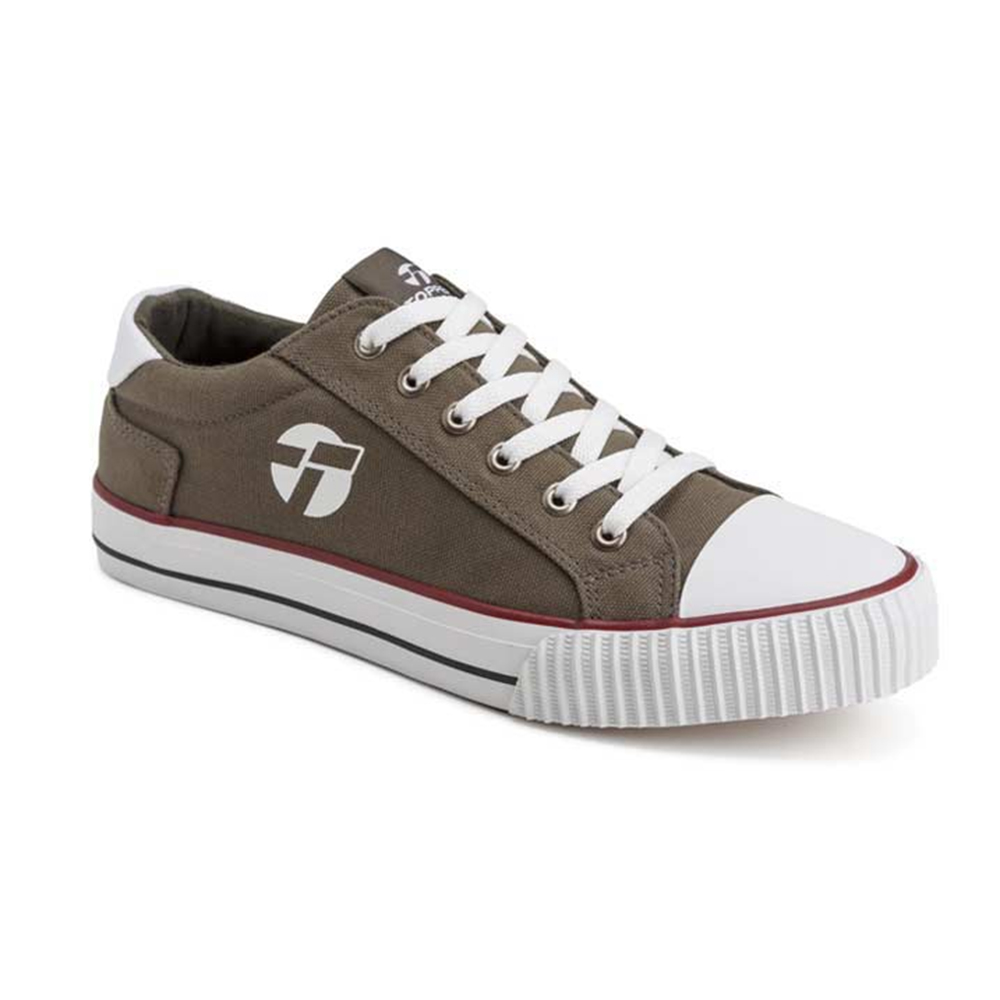 Zapatilla Unisex Lona Verde Wagon Topper