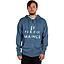 Polerón Full Zipper Peak Performance Hombre Strom Azul Piedra