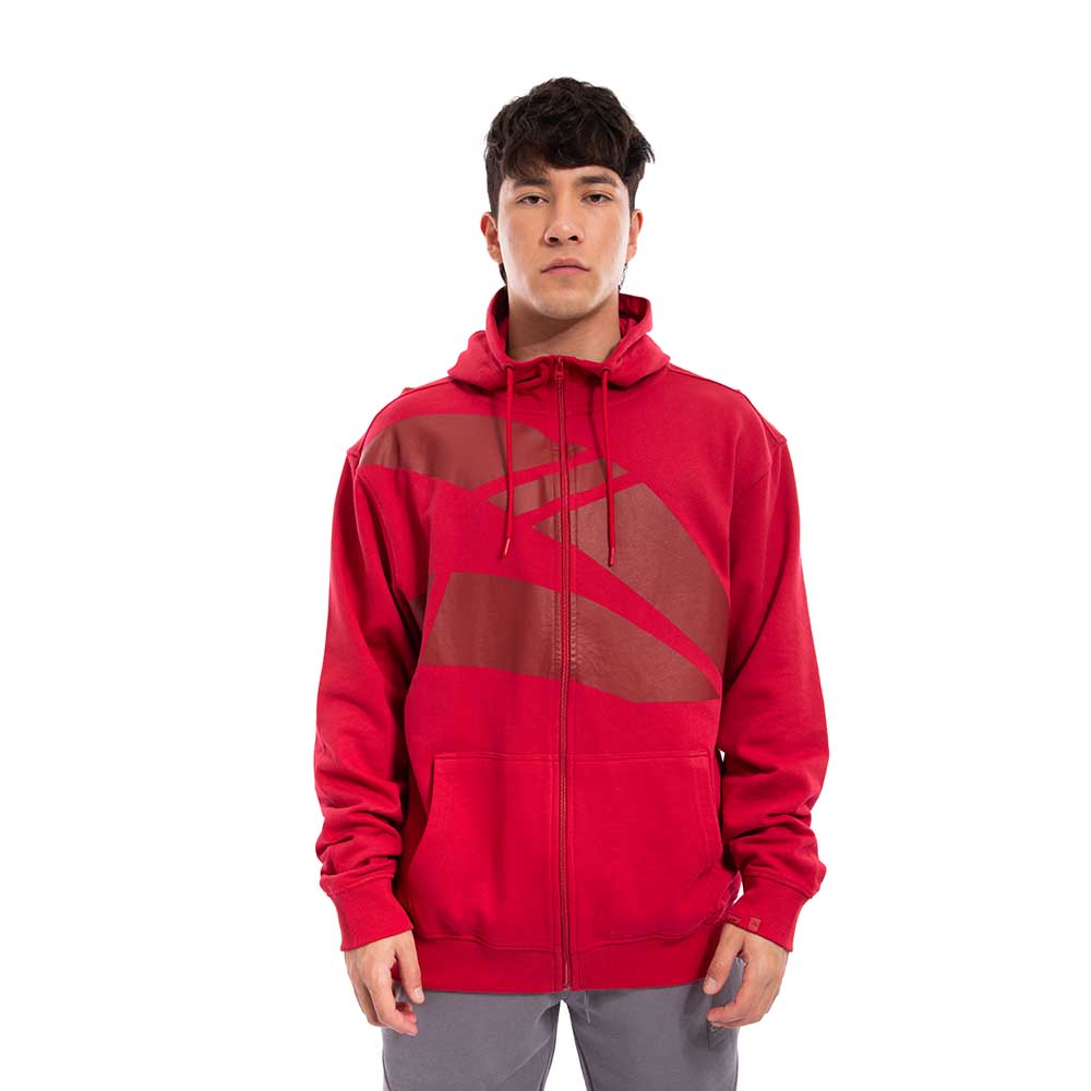 Polerón Cac1ke Full Zipper Rojo