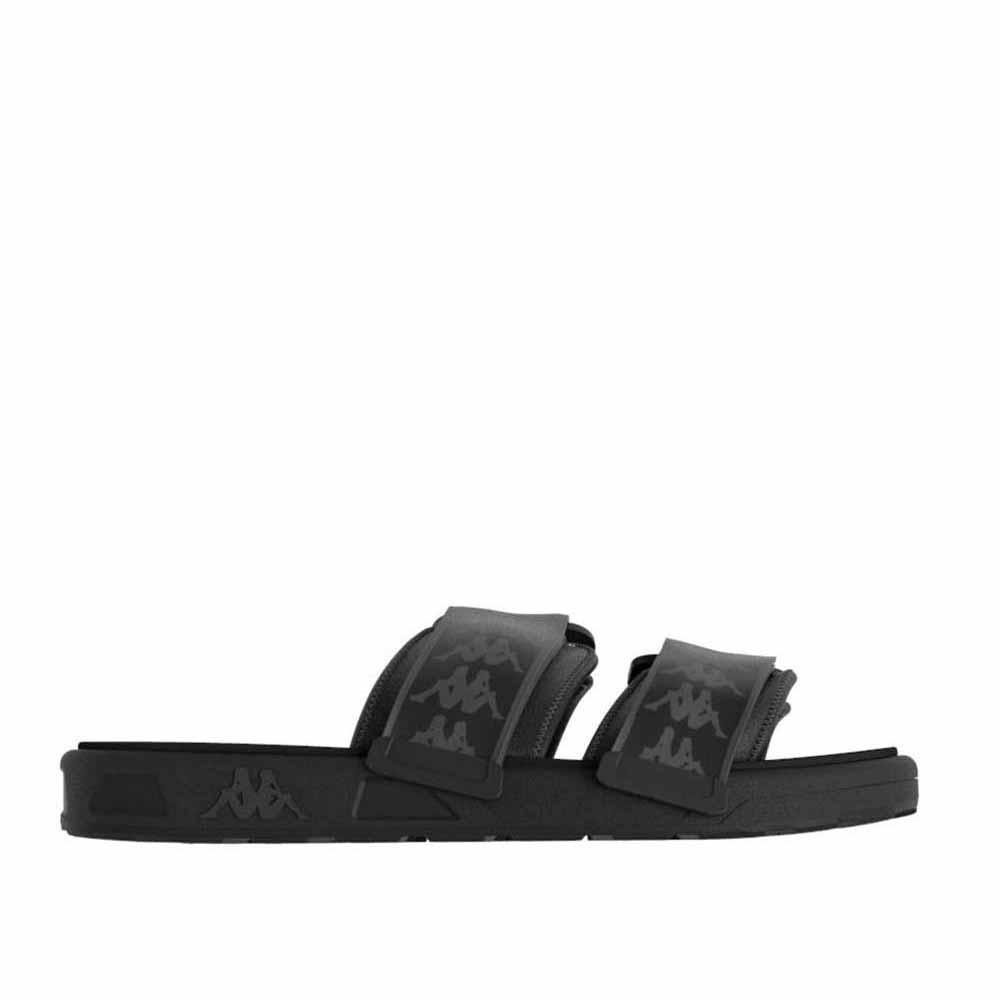 Sandalias Unisex Kappa 222 Banda Aster 1 Negro Gris