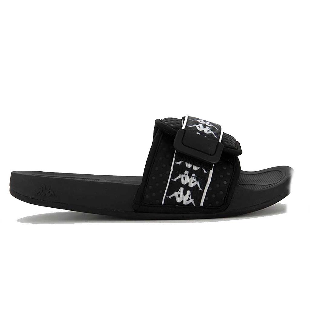 Sandalias Unisex Kappa 222 Banda Zaryn 1 Black White