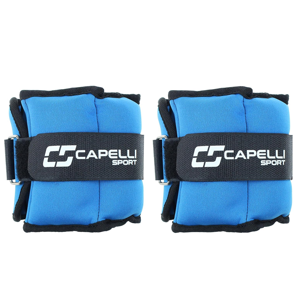 Par de Tobilleras Muñequeras Ajustables 1,8 Kg (4 Lbs) Capelli
