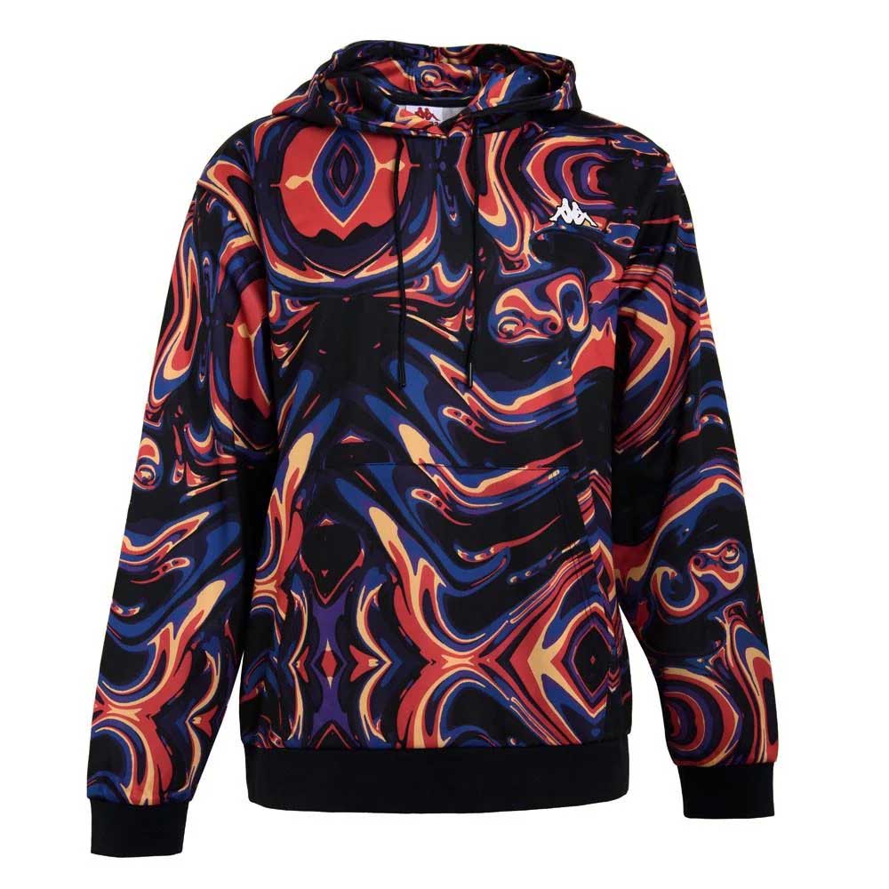 Polerón Hombre Hoodie Kappa Liquid Black Multi