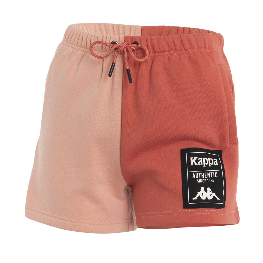 Short Mujer Split Naranja Coral Deportivo