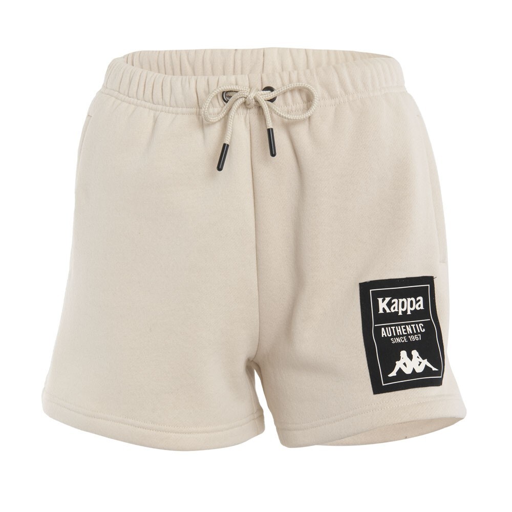 Short Mujer Kappa Beige Deportivo Urbano