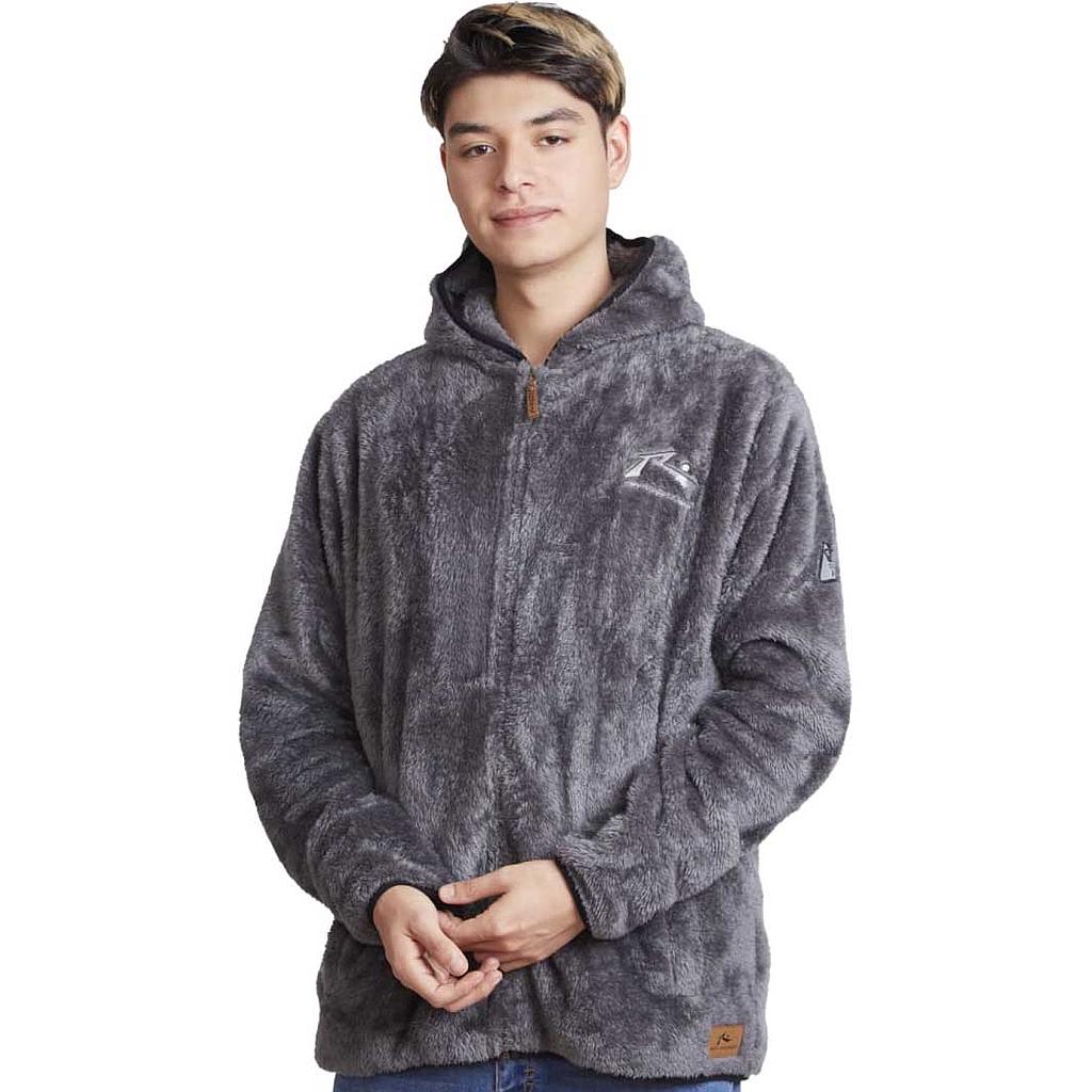 Polerón Peludo Hombre Rusty Abam Gris