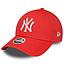 Jockey Gorra New Era 9FORTY NY Yankees League Essential Cap Red Women