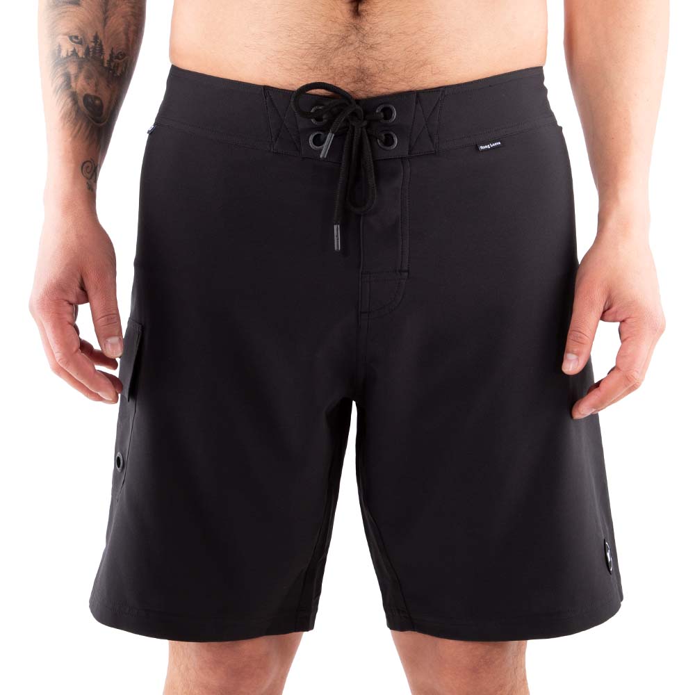 Traje De Baño Hombre Clean Negro Hang Loose