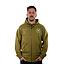 Poleron Hombre Full Zipper Dublog Verde Musgo Hang Loose