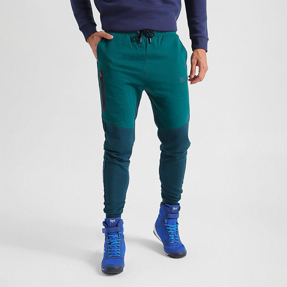 Jogger Hombre Everlast Verde Terry Skinny