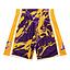 Short Los Angeles Lakers Mitchell & Ness Marble Amarillo/Morado