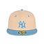 Jockey New York Yankees MLB Ice Latte 59Fifty Vicera Plana Caps